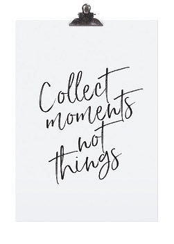 Постер "COLLECT MOMENTS"