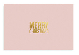 Открытка "MERRY CHRISTMAS" Pink