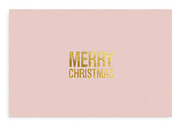 Открытка "MERRY CHRISTMAS" Pink