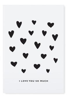 Открытка "I LOVE YOU SO MUCH"