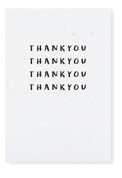 Открытка "THANK YOU" B/W II